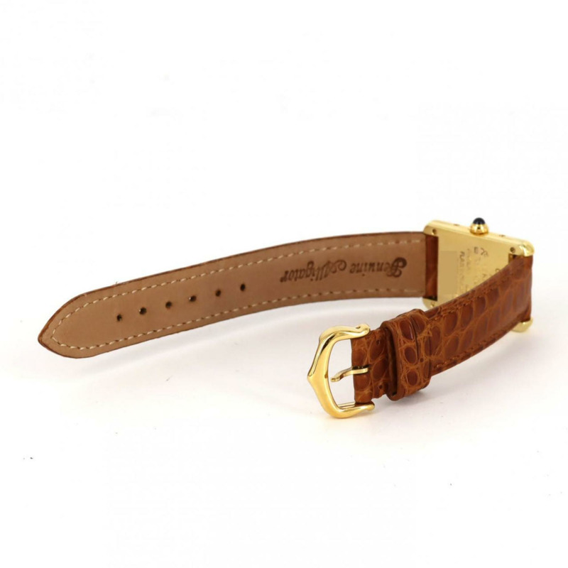 卡地亞 Must Tank SM GP W1003153 石英錶-6