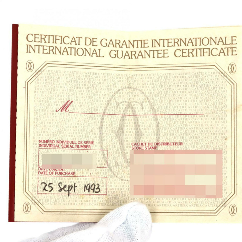 卡地亞 Must Tank SM GP W1003153 石英錶-8