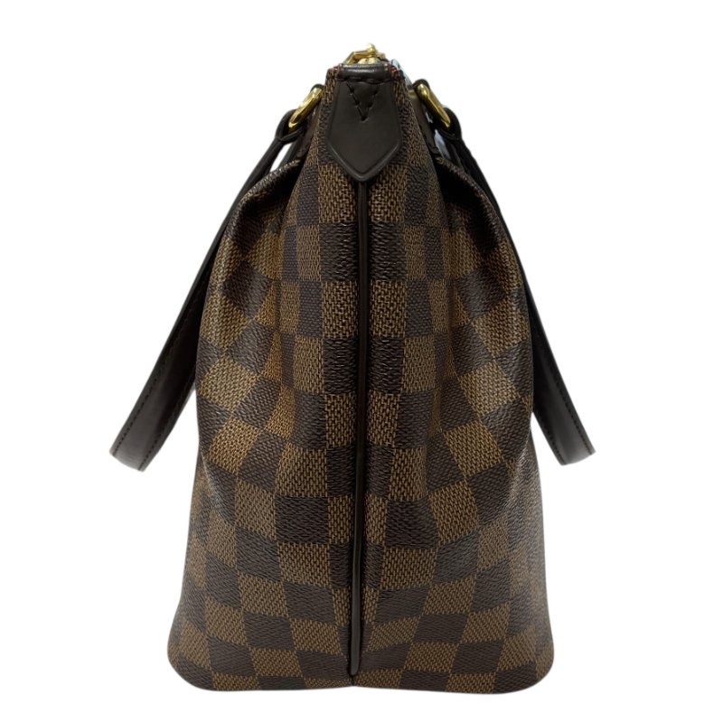 LOUIS VUITTON 路易威登 N41102 WESTMINSTER PM 托特包 PVC帆布 棋盤格 棕色 金釦-2