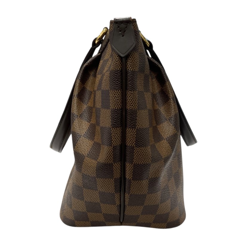 LOUIS VUITTON 路易威登 N41102 WESTMINSTER PM 托特包 PVC帆布 棋盤格 棕色 金釦-3