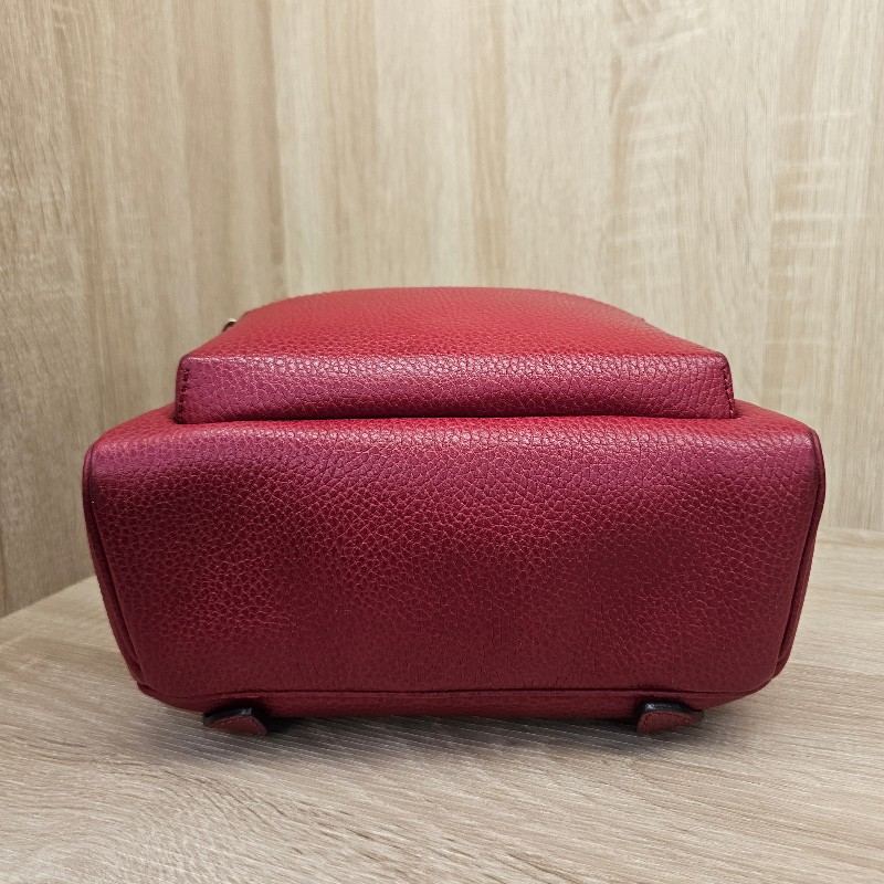 [福利出清❣️] Gucci紅牛皮Soho金釦後背包-8