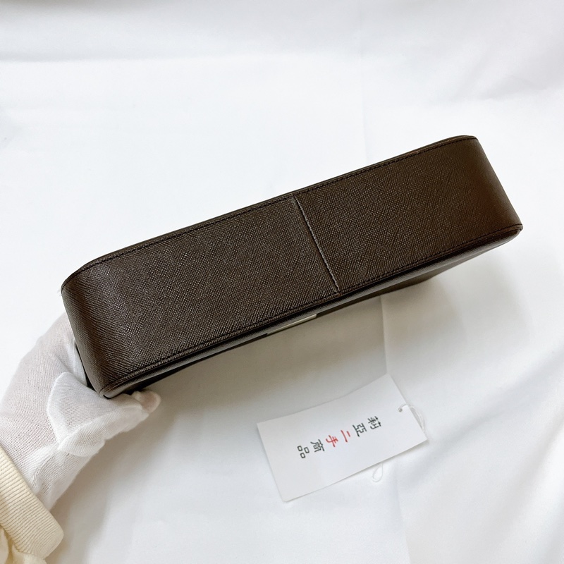 莉亞精品♡Burberry vintage腋下包 咖 二手-6