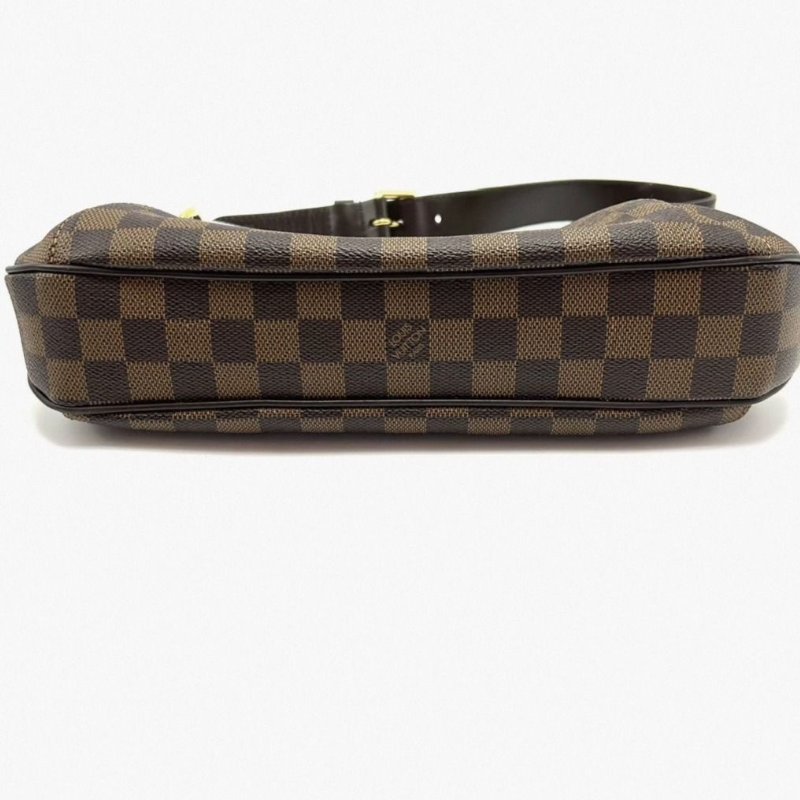 LV 棕棋盤南瓜腋下包 32*21*6 98新配件塵袋-4