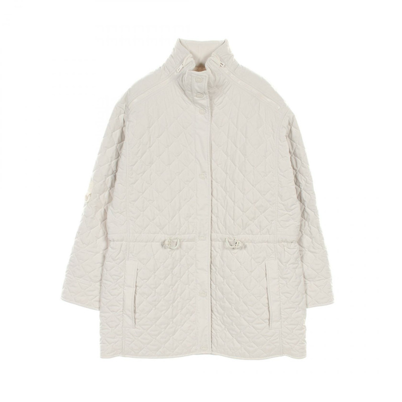 愛馬仕其他款式白色羊絨聚酯大衣，二手女款-0