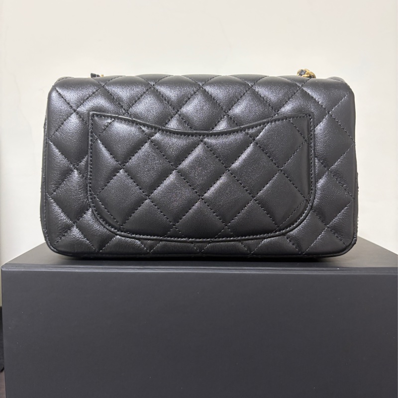 Chanel 24K 香奈兒 cf mini 20 金球 硬底-1
