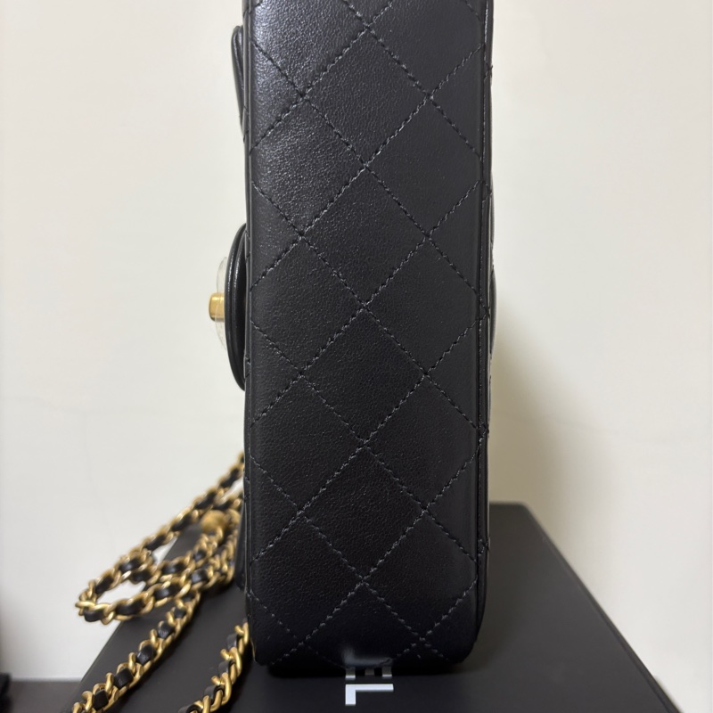 Chanel 24K 香奈兒 cf mini 20 金球 硬底-4