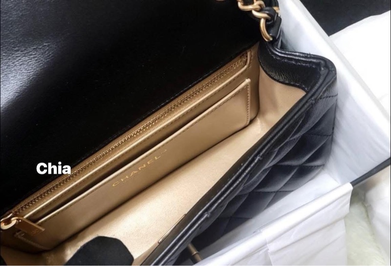 Chanel 24K 香奈兒 cf mini 20 金球 硬底-5