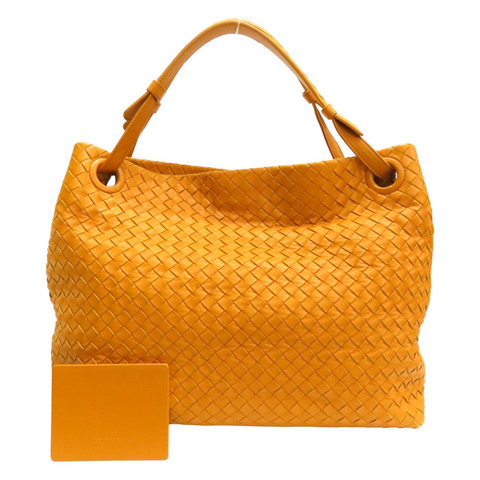 黃色 編織羊皮 Garda 肩背包【BOTTEGA VENETA BV 寶緹嘉】