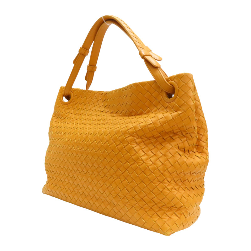 黃色 編織羊皮 Garda 肩背包【BOTTEGA VENETA BV 寶緹嘉】-2