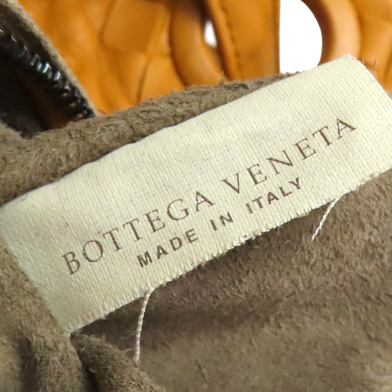 黃色 編織羊皮 Garda 肩背包【BOTTEGA VENETA BV 寶緹嘉】-9