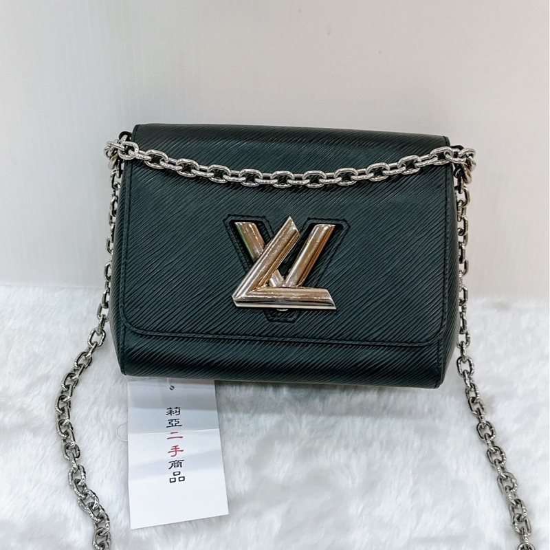 莉亞精品♡ LV Twist黑銀水波紋鏈條包 二手美包-2