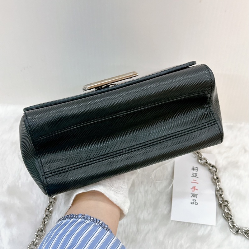 莉亞精品♡ LV Twist黑銀水波紋鏈條包 二手美包-6