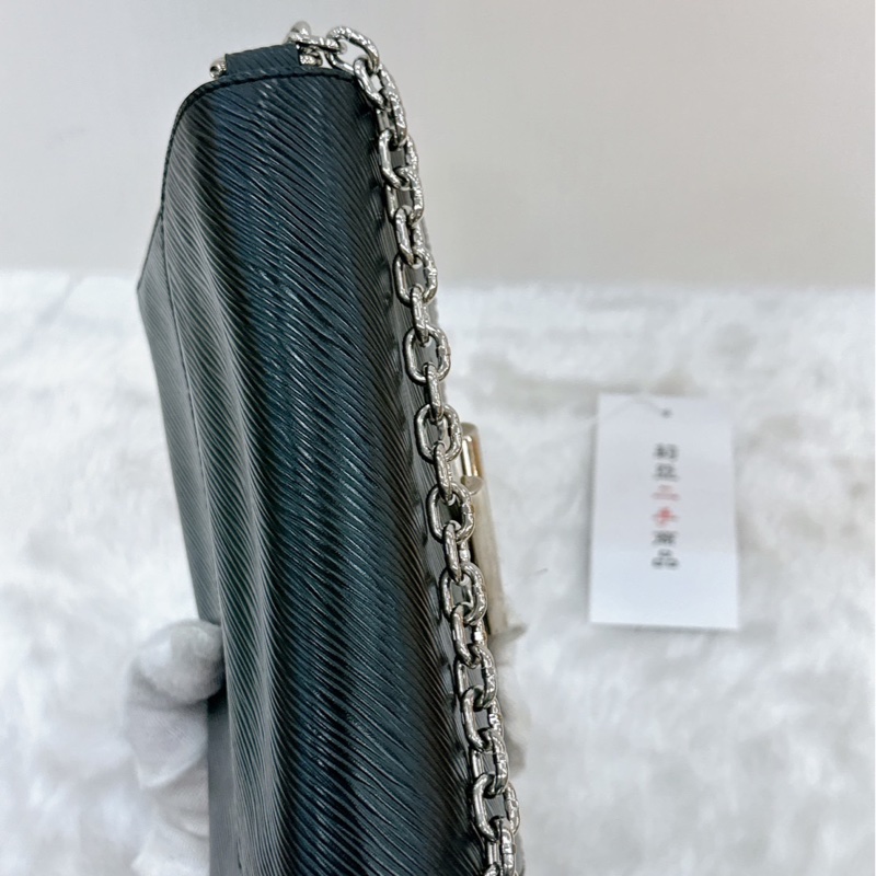 莉亞精品♡ LV Twist黑銀水波紋鏈條包 二手美包-8