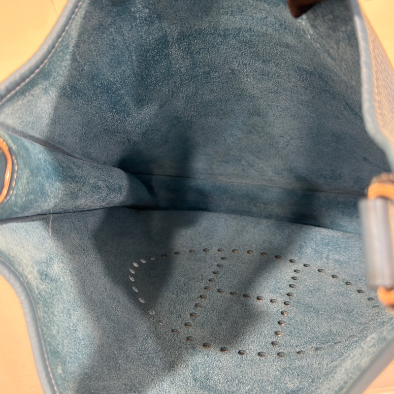 #全網最低💰 #99新閒置 愛馬仕牛仔藍Evelyn29斜挎包-8