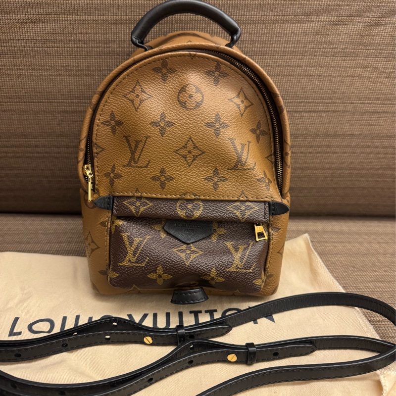 LV 拼色迷你小背包 沒有臭味-0