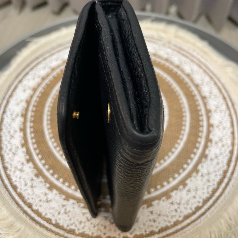 🔥閒置出清🔥Prada 黑金荔枝牛皮長夾-10