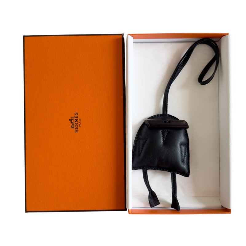 HERMES *極罕* hibouton 幸運之鳥 吊飾-8