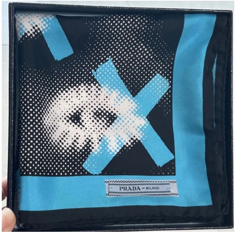 Prada 絲巾 scarf-3