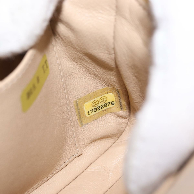 【日本直送】香奈兒 Matelasse 17 鏈條肩背包 琺瑯金 CC Auth 154061-10