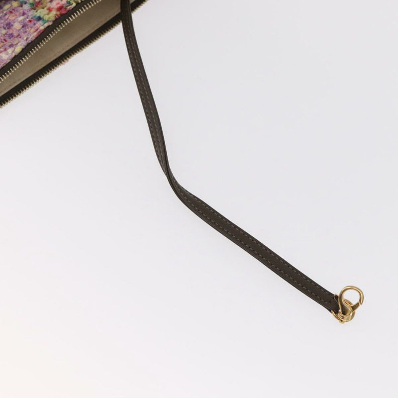 【日本直送】香奈兒 (CHANEL) 女孩款 Chanel 單肩包，斜紋軟呢多色金色 CC 標誌，正品編號 154036SAM-8