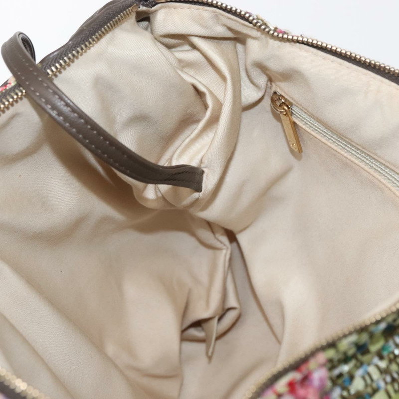 【日本直送】香奈兒 (CHANEL) 女孩款 Chanel 單肩包，斜紋軟呢多色金色 CC 標誌，正品編號 154036SAM-22