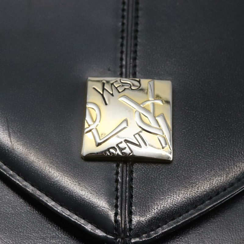 【日本直送】SAINT LAURENT 手提包 皮革 黑色 金色 正品 148624V-16
