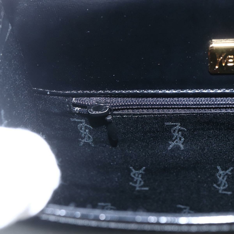 【日本直送】SAINT LAURENT 手提包 皮革 黑色 金色 正品 148624V-18