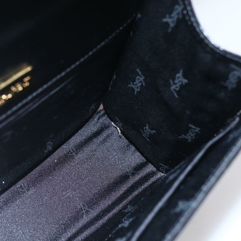 【日本直送】SAINT LAURENT 手提包 皮革 黑色 金色 正品 148624V-19