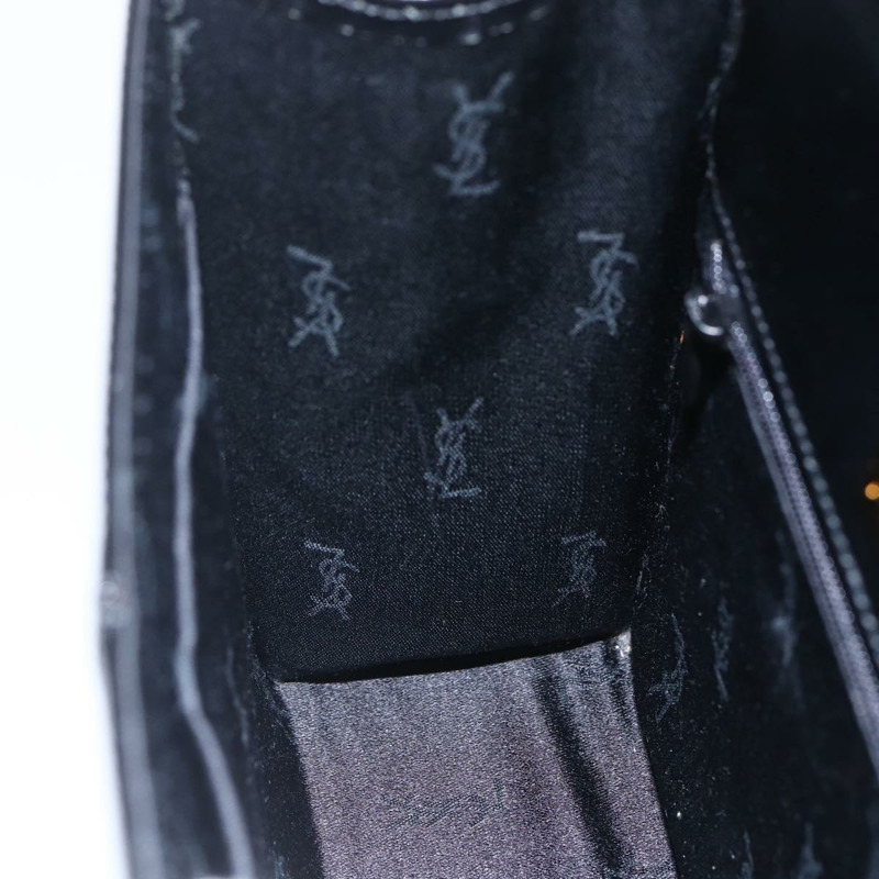 【日本直送】SAINT LAURENT 手提包 皮革 黑色 金色 正品 148624V-20