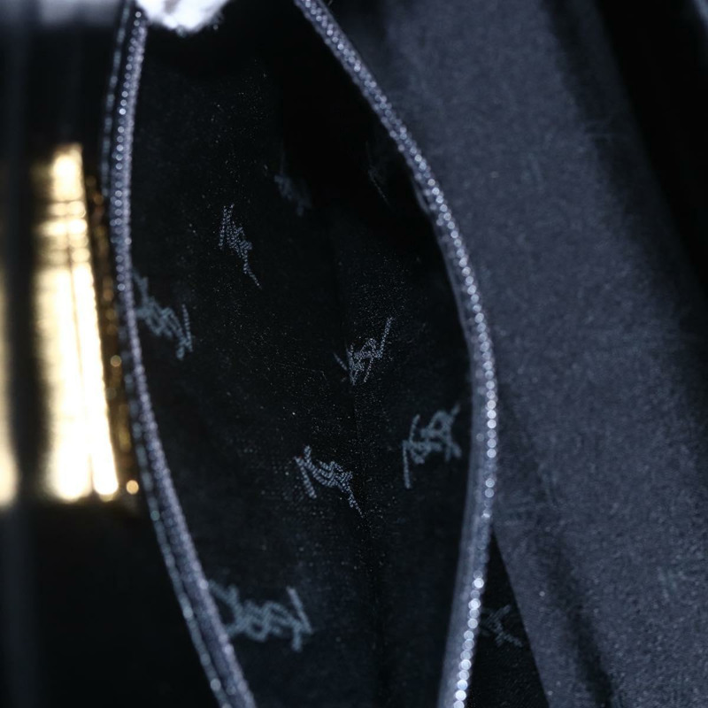 【日本直送】SAINT LAURENT 手提包 皮革 黑色 金色 正品 148624V-21