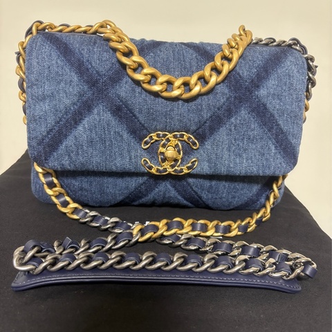 Chanel 丹寧牛仔19bag