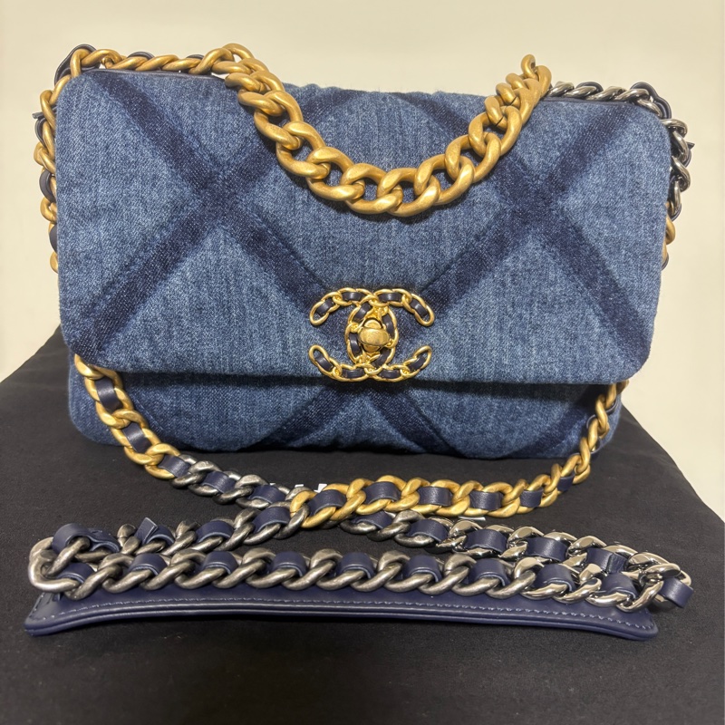 Chanel 丹寧牛仔19bag-0