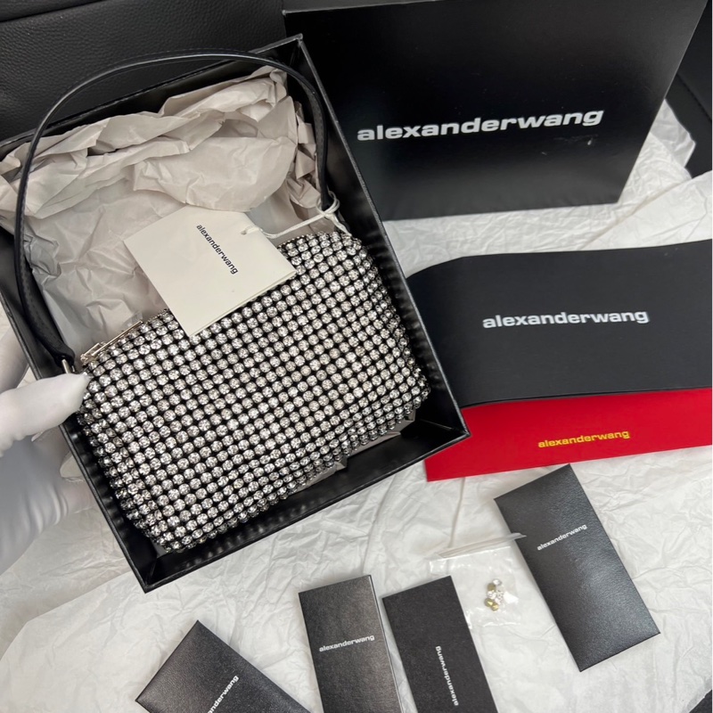Alexander Wang heiress 水鑽包15.5*10 全新閒置配件塵袋盒子-1