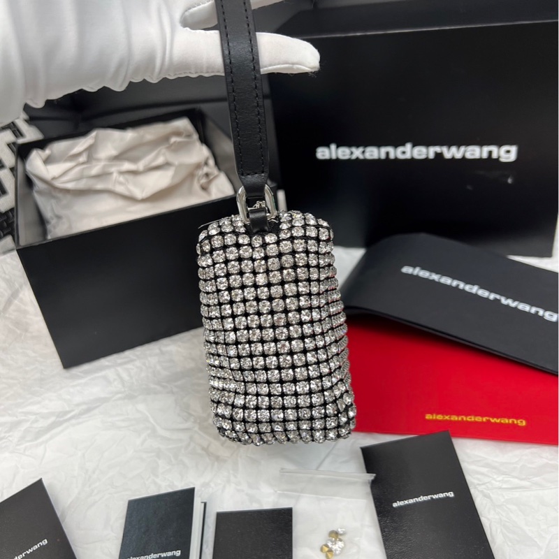 Alexander Wang heiress 水鑽包15.5*10 全新閒置配件塵袋盒子-5