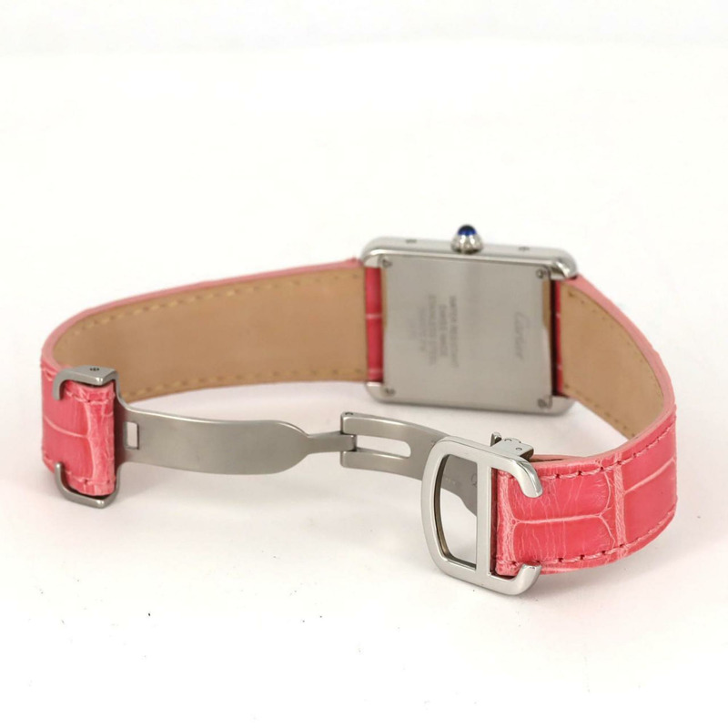 卡地亞 Tank Solo SM W5200000 不鏽鋼石英錶-6