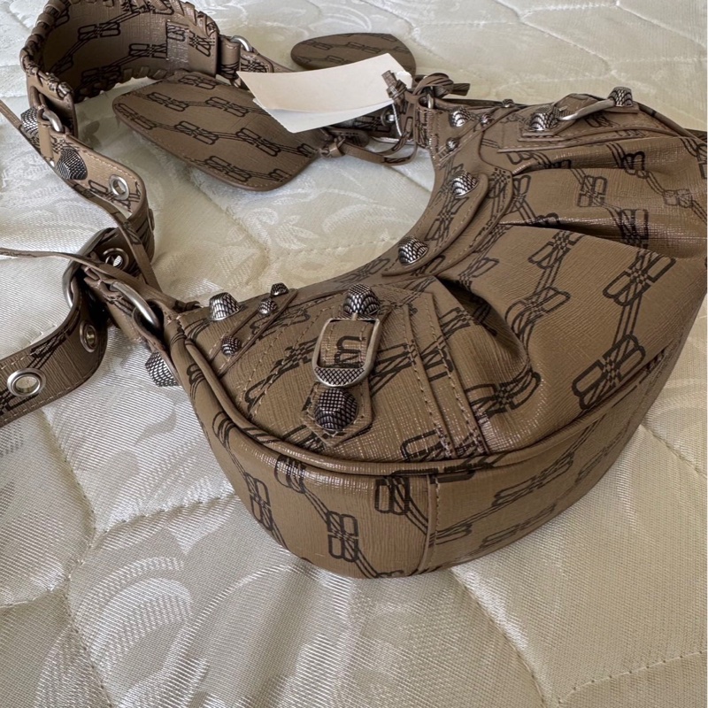 Balenciaga 老花機車包迷你 全新閒置配件塵袋-4