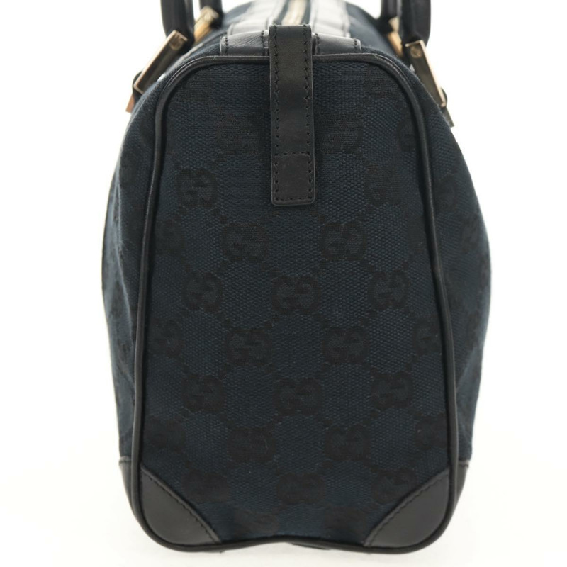 【日本直送】GUCCI GG帆布手提包 黑色 金色 000 0851 正品 am9595V-2