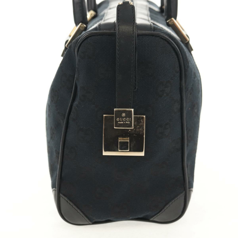 【日本直送】GUCCI GG帆布手提包 黑色 金色 000 0851 正品 am9595V-3
