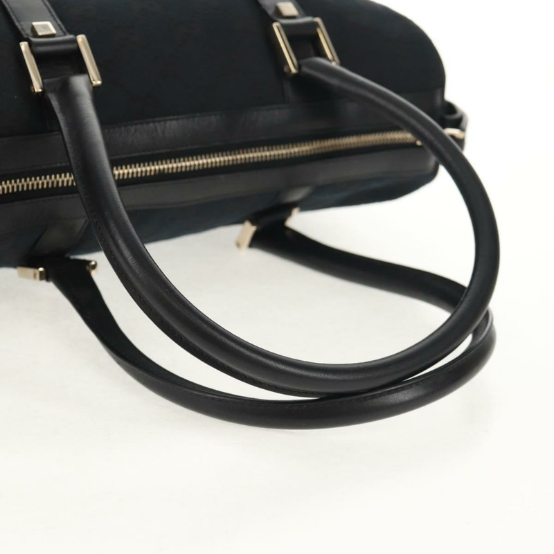 【日本直送】GUCCI GG帆布手提包 黑色 金色 000 0851 正品 am9595V-6