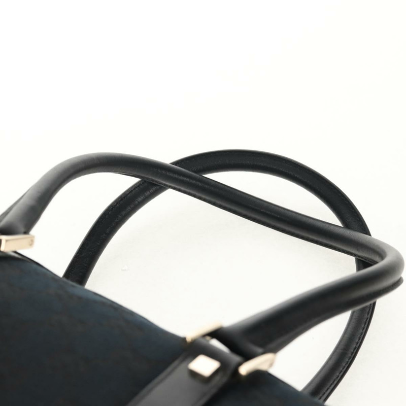 【日本直送】GUCCI GG帆布手提包 黑色 金色 000 0851 正品 am9595V-13