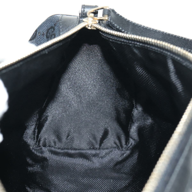 【日本直送】GUCCI GG帆布手提包 黑色 金色 000 0851 正品 am9595V-20