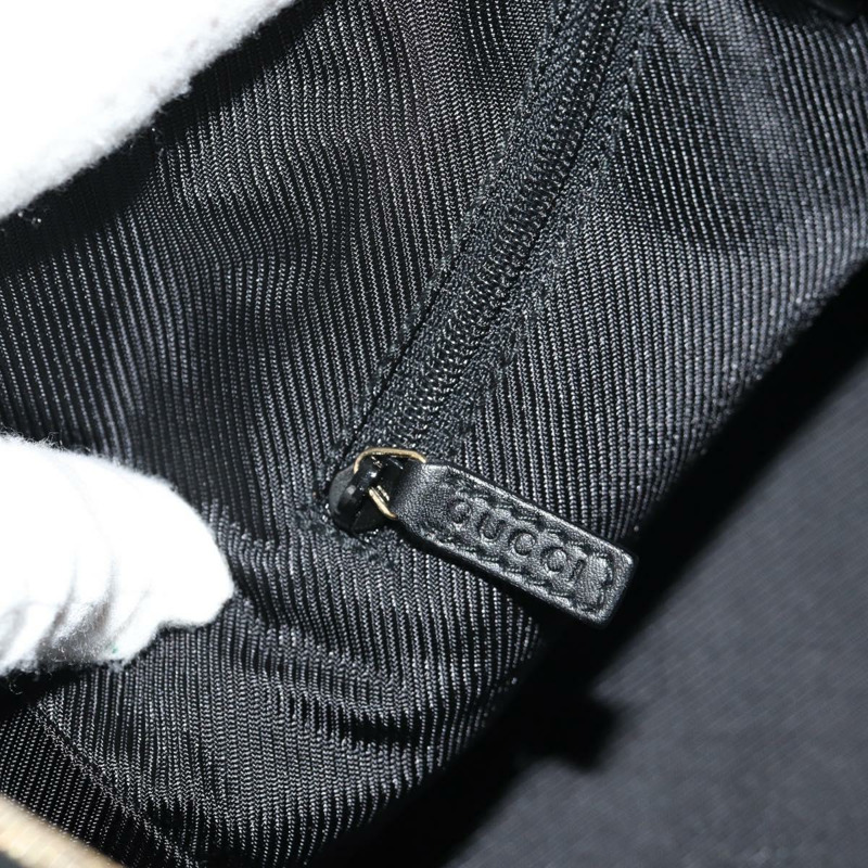 【日本直送】GUCCI GG帆布手提包 黑色 金色 000 0851 正品 am9595V-21