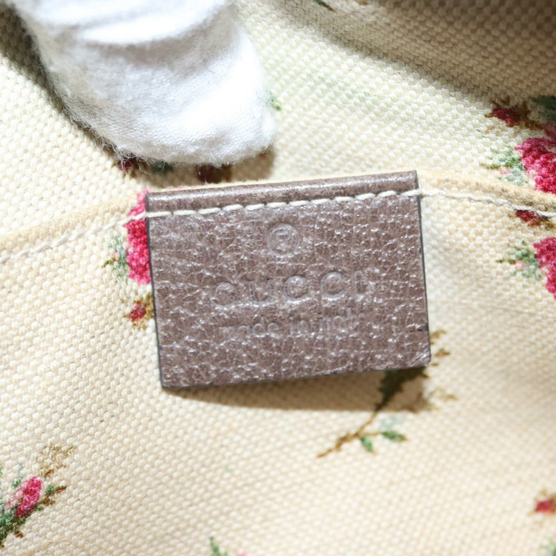 【日本直送】GUCCI GG Supreme Web Sherry Line Messenger Bag Neo Vintage PVC Beige Auth gh1236-18