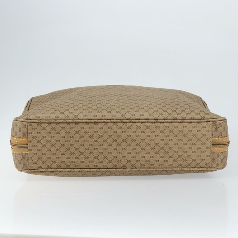 【日本直送】GUCCI Micro GG Supreme Web Sherry Line Bag PVC Beige 012 4864 39 Auth 152930-4