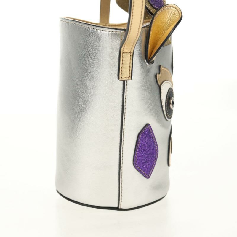 【日本直送】GUCCI 銀色真皮手提包 正品 153926M-3