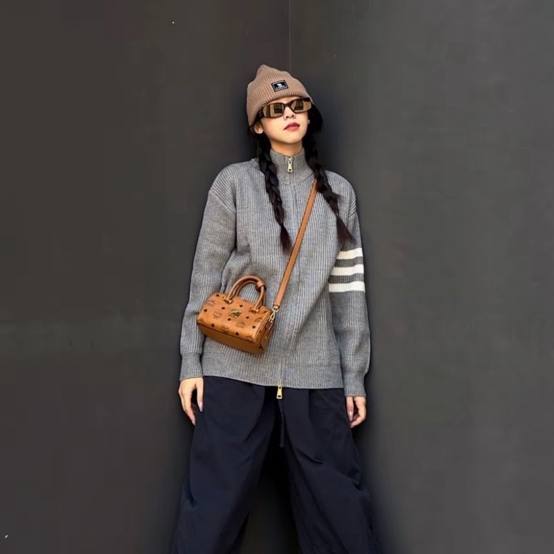 Mcm干邑色波士頓包18*8*9.5 99新配件塵袋-0