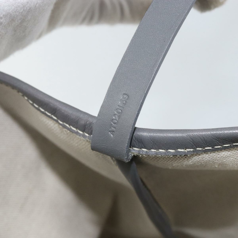 【日本直送】GOYARD 人字紋 Belcious PM 手袋 PVC 皮革灰正品 ep12155-11