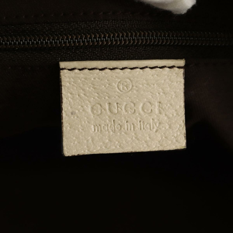 【日本直送】GUCCI Pretty GG帆布織帶雪莉系列手提包 米色/金色 161720 正品 yk19624V-20