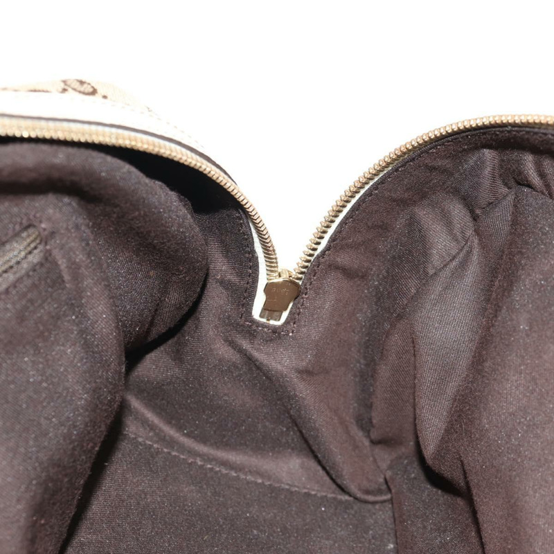 【日本直送】GUCCI Pretty GG帆布織帶雪莉系列手提包 米色/金色 161720 正品 yk19624V-21