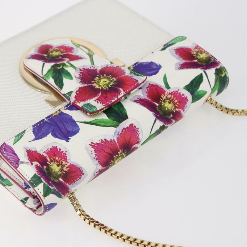 【日本直送】Salvatore Ferragamo Chain Gancini 帆布多色金色包包，正品編號 154076SAM-5